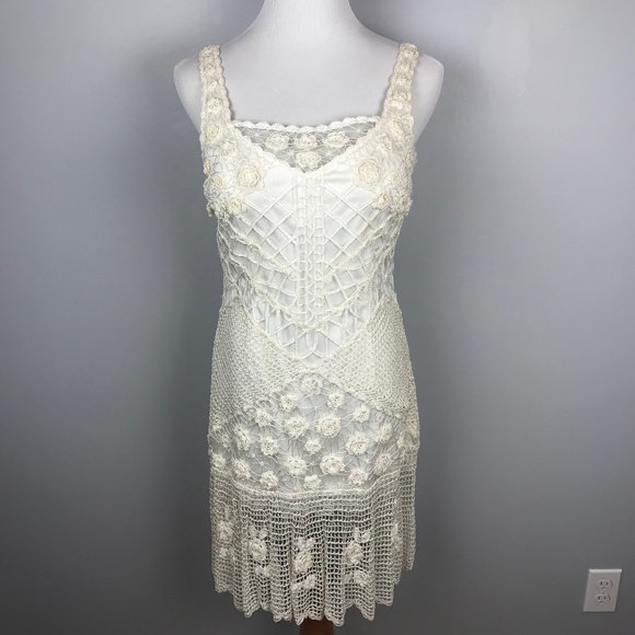 Sue Wong Ivory Lace Illusion Dress - Picture 2 of 13